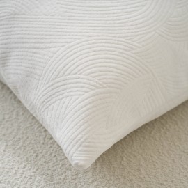 Μαξιλαροθήκη 50x50cm GOFIS HOME  Nimbus Polar White 447/26