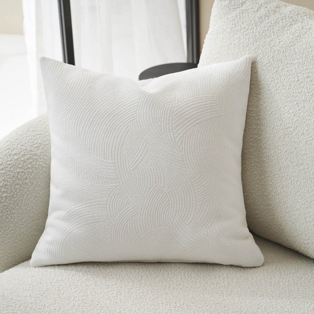 Μαξιλαροθήκη 50x50cm GOFIS HOME  Nimbus Polar White 447/26