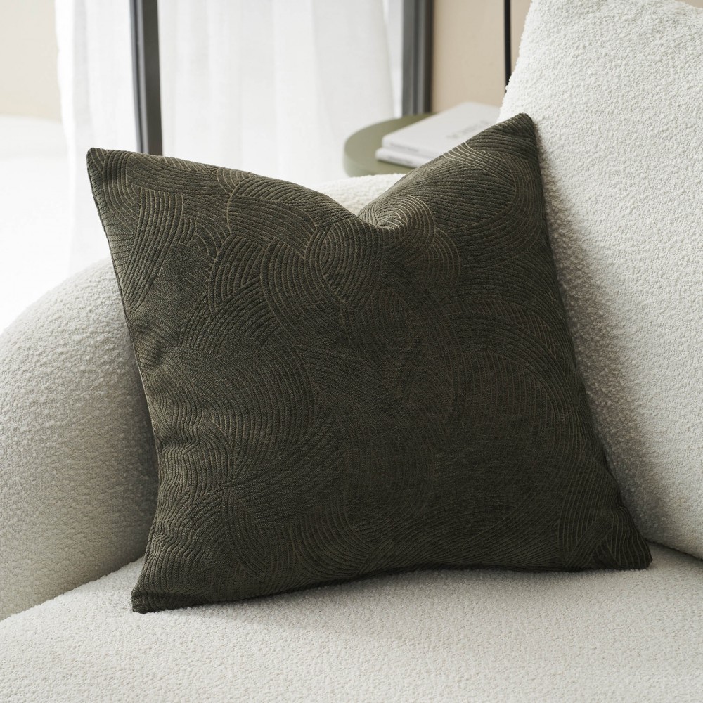 Μαξιλαροθήκη 50x50cm GOFIS HOME  Nimbus Weed Green 447/57