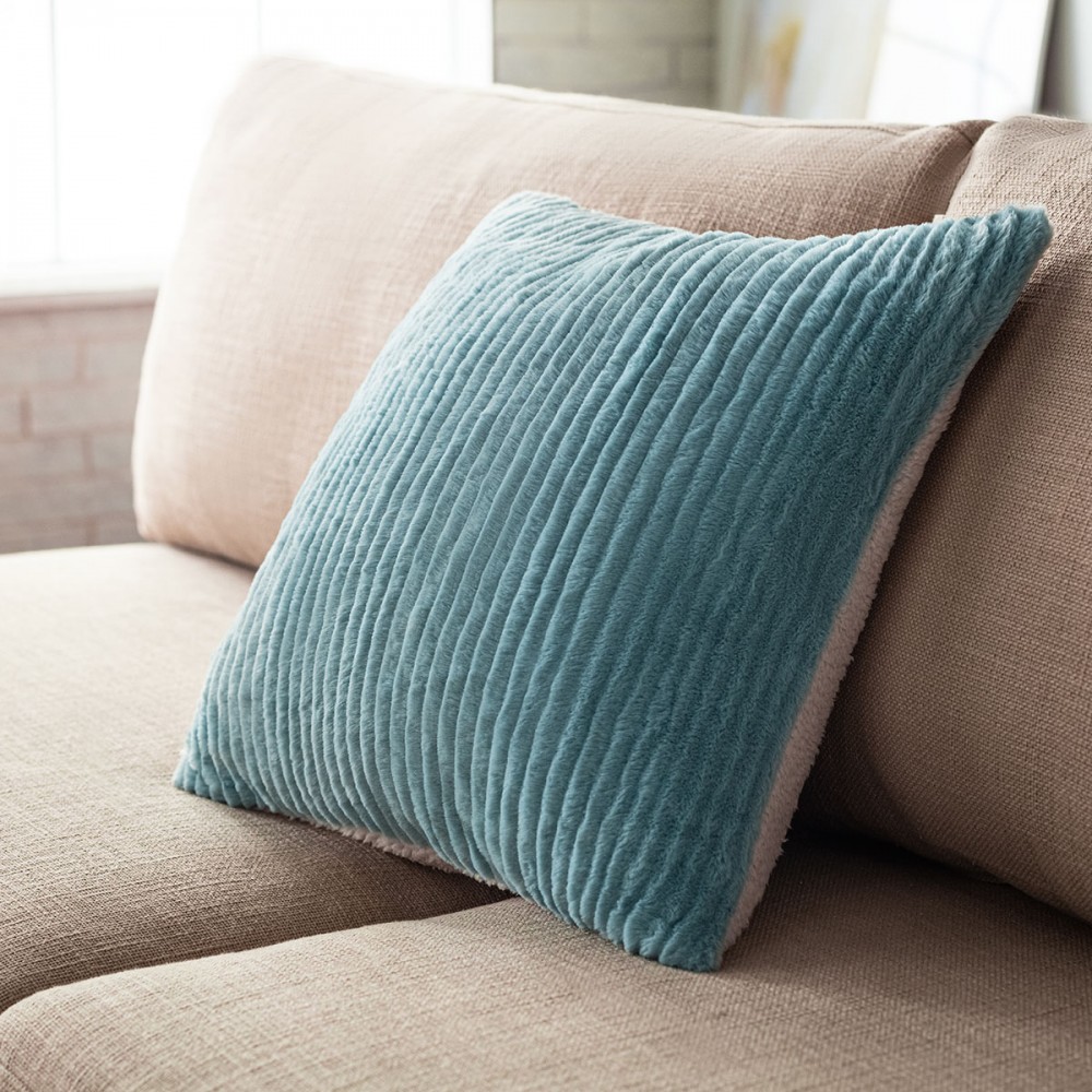 Μαξιλαροθήκη 43x43cm GOFIS HOME Softy Σιελ 478/ 01