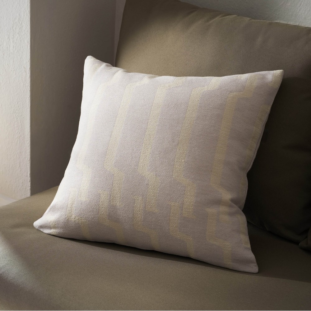 Μαξιλαροθήκη 50x50cm GOFIS HOME Clover Silver Grey 558/19