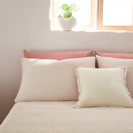 Μαξιλαροθήκη 50x70cm GOFIS HOME Beehive Vanilla 571/ 05