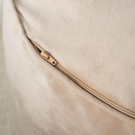 GOFIS HOME - Πουφ 40x50x50cm Winter Dove Beige 711/06