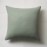 Μαξιλαροθήκη 43x43cm GOFIS HOME Emory Smoke Green 714