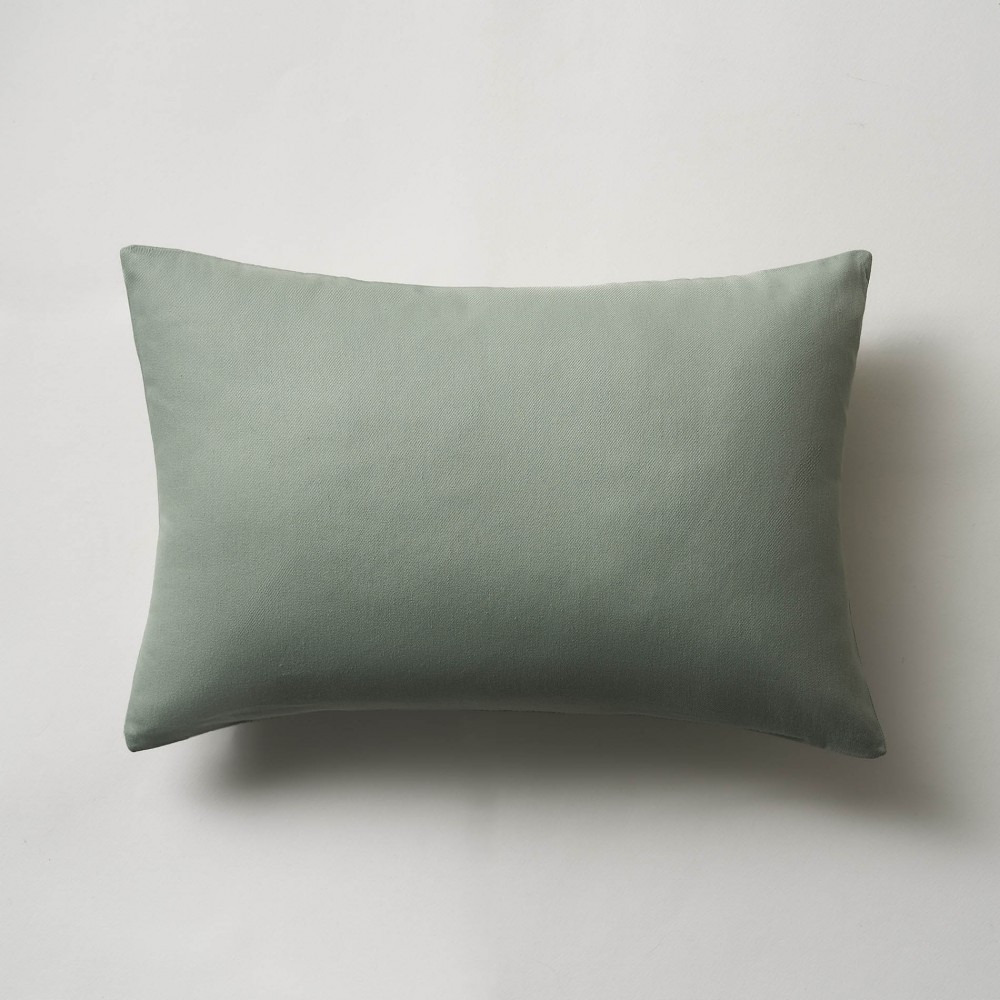 Μαξιλαροθήκη 30x45cm GOFIS HOME Emory Smoke Green 714