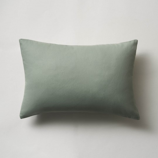Μαξιλαροθήκη 30x45cm GOFIS HOME Emory Smoke Green 714