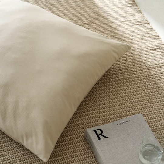 Μαξιλαροθήκη 65x65cm GOFIS HOME Emory Warm Beige 714