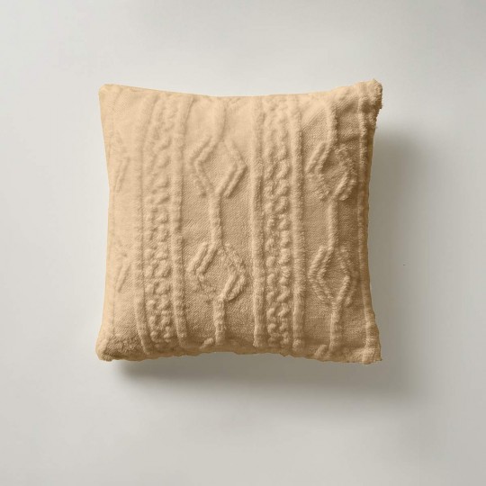 Μαξιλαροθήκη 43x43cm GOFIS HOME  Nellie Craft Beige 725/04