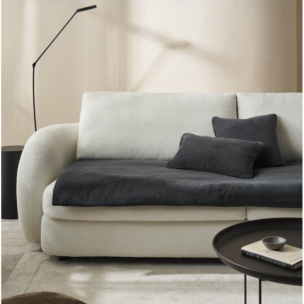 Sofa Topper 80x200cm GOFIS HOME  Nadinia Perl Grey 137