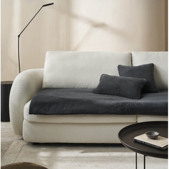 Sofa Topper 80x200cm GOFIS HOME  Nadinia Perl Grey 137