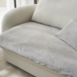 GOFIS HOME - Sofa Topper 80x200cm Nadinia Fog Grey 137