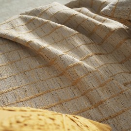 Ριχτάρι Πολυθρόνας 180x180cm GOFIS HOME  Vespera  Leaf Gold 148/04