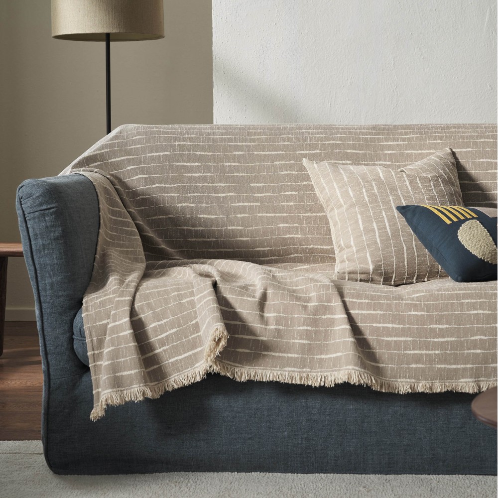 Ριχτάρι Τριθέσιου 180x310cm GOFIS HOME  Vespera  Opal Grey 148/15