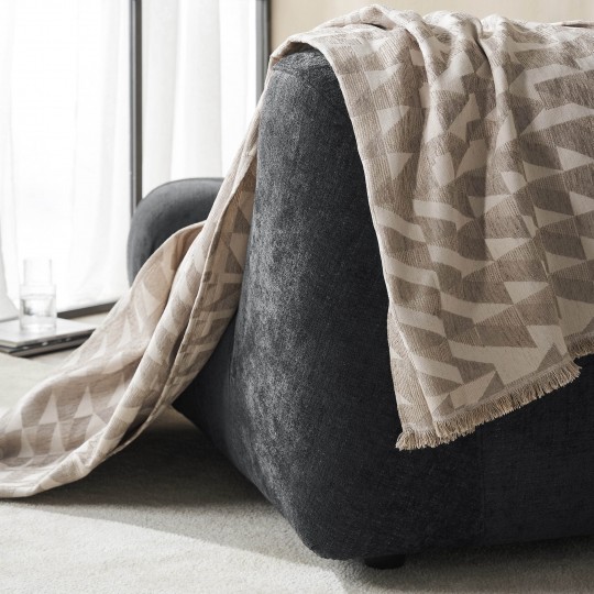 Ριχτάρι Πολυθρόνας 180x180cm GOFIS HOME  Caspian Beige 156/06