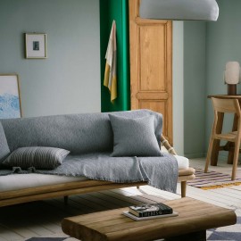 Ριχτάρι Πολυθρόνας 180X180cm GOFIS HOME  Iderun Grey 158/15