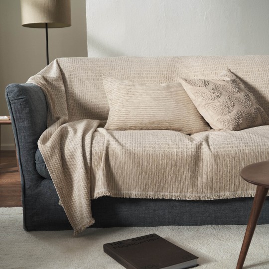 Ριχτάρι Τετραθέσιου 180x350cm GOFIS HOME  Meadow  Beige 160/06