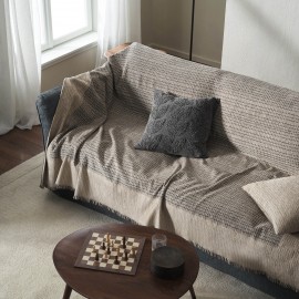 Ριχτάρι Τετραθέσιου 180x350cm GOFIS HOME  Meadow  Ink Grey 160/14