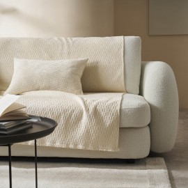 Ριχτάρι Πολυθρόνας 180x175cm GOFIS HOME  Ondine Ecru 184/05