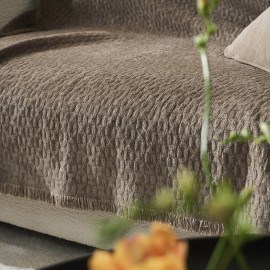 Ριχτάρι Πολυθρόνας 180x175cm GOFIS HOME  Ondine Brown 184/13