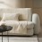 Ριχτάρι Τετραθέσιου 180x350cm GOFIS HOME Ondine Ecru 184/05