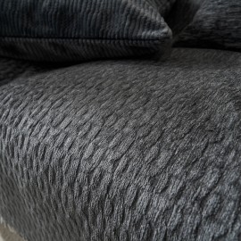 Ριχτάρι Τετραθέσιου 180x350cm GOFIS HOME  Ondine Pearl Grey 184/14