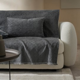Ριχτάρι Τετραθέσιου 180x350cm GOFIS HOME  Ondine Pearl Grey 184/14