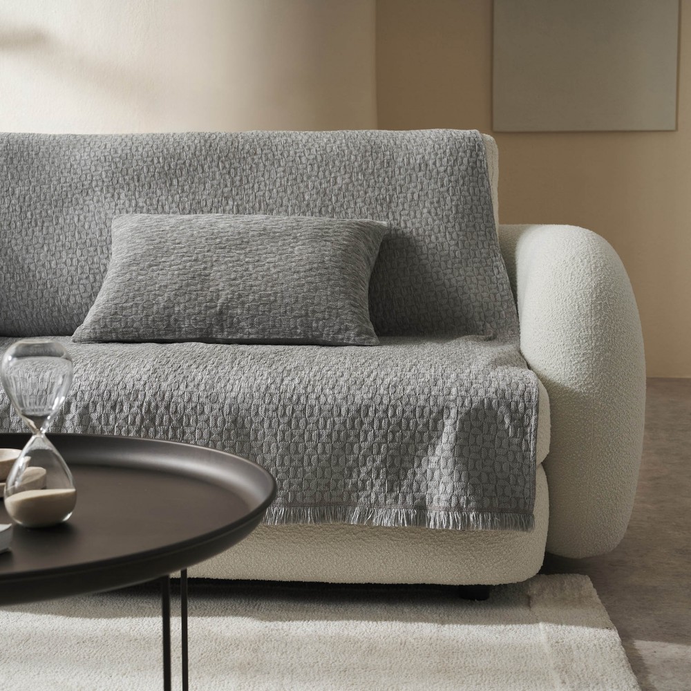 Ριχτάρι Τετραθέσιου 180x350cm GOFIS HOME  Ondine Silver Grey 184/15