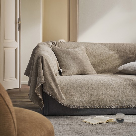 Ριχτάρι Τριθέσιου 180x310cm GOFIS HOME  Valkyrie Beige 234/21