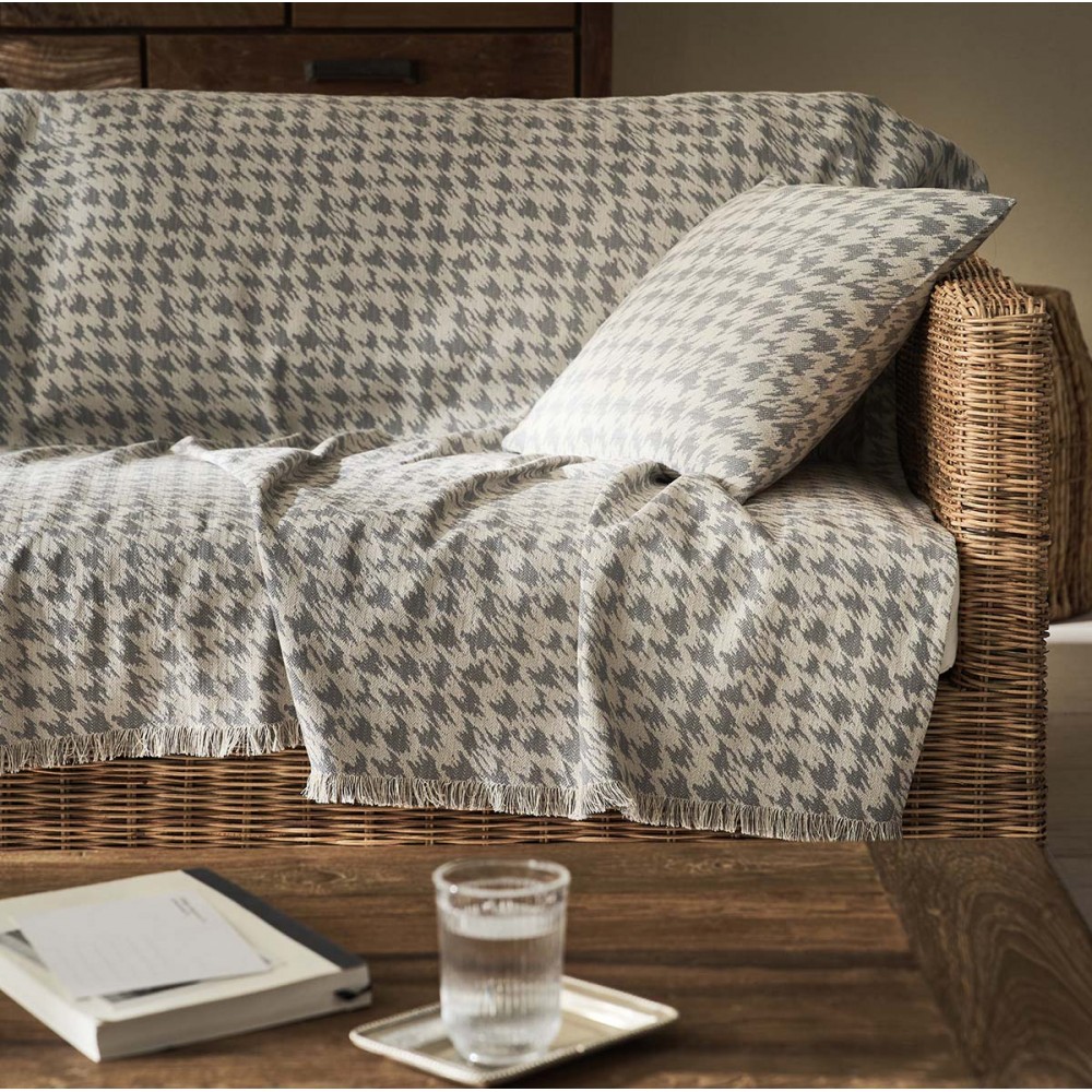 Ριχτάρι Πολυθρόνας 180x180cm GOFIS HOME  Mireya Sky Grey 252