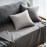 Ριχτάρι Πολυθρόνας 180x180cm GOFIS HOME  Ilania Rock Grey 318