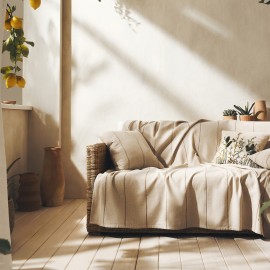 Ριχτάρι Τριθέσιου 180x310cm GOFIS HOME  Rabia Beige/Clay 321/02