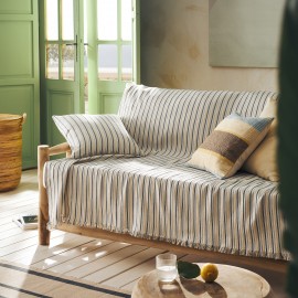 Ριχτάρι Τετραθέσιου 180x350cm GOFIS HOME  Clover Grey/Yellow 334/01