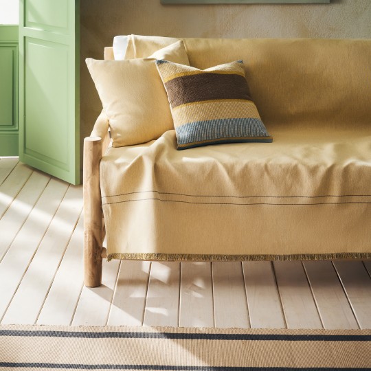 Ριχτάρι Πολυθρόνας 180x180cm GOFIS HOME  Ziyi Wheat Yellow 339/04