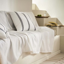 Ριχτάρι Πολυθρόνας 180x180cm GOFIS HOME  Rathma Ecru 375