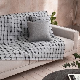 Ριχτάρι Τριθέσιου 180X310cm GOFIS HOME Celtic Black Coal 377/ 14