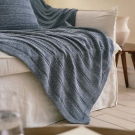 Διακοσμητικό Ριχτάρι 135x170cm GOFIS HOME  Cerelia Marine Blue 380/01