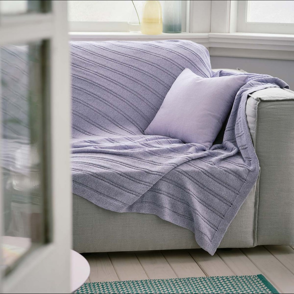 Διακοσμητικό Ριχτάρι 135x170cm GOFIS HOME  Cerelia Lilac 380/19