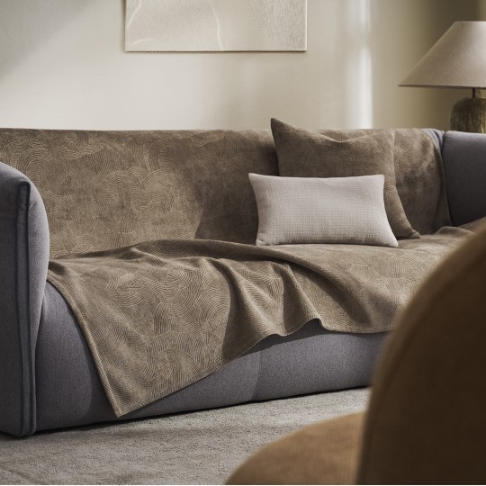 Ριχτάρι Διθέσιου 180x250cm GOFIS HOME  Nimbus Taupe 447/22