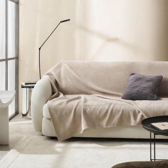 Ριχτάρι Τετραθέσιου 180x350cm GOFIS HOME  Nimbus Warm Beige 447/39