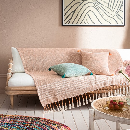 Διακοσμιτικό Ριχτάρι 130x180cm GOFIS HOME Dreadlocks Honey Brown 504/ 12