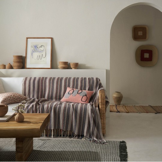 Ριχτάρι Διακοσμητικό 145x180cm GOFIS HOME Aquata 514