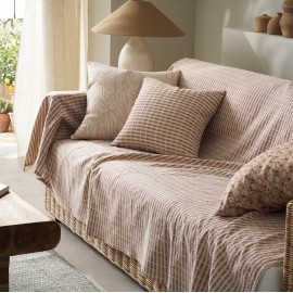 Ριχτάρι Πολυθρόνας 180x180cm GOFIS HOME Elysia Dusty Rust 531/02
