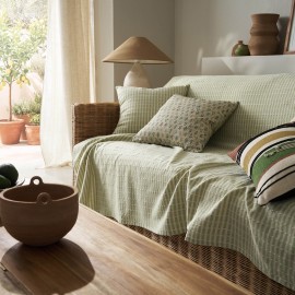 Ριχτάρι Πολυθρόνας 180x180cm GOFIS HOME Elysia Garden Green 531/18