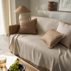Ριχτάρι Διθέσιου 180x250cm GOFIS HOME Odessa Hemp Beige 533/06