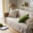 Ριχτάρι Πολυθρόνας 180x180cm GOFIS HOME Delia Natural Ecru 563/05