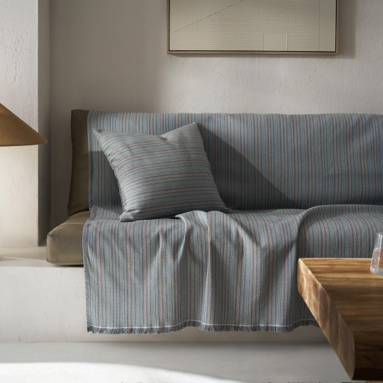 Ριχτάρι Πολυθρόνας 180x180cm GOFIS HOME Nymeria Jean Blue 574/01