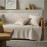 Ριχτάρι Τριθέσιου 180x310cm GOFIS HOME Nymeria Beige 574/06