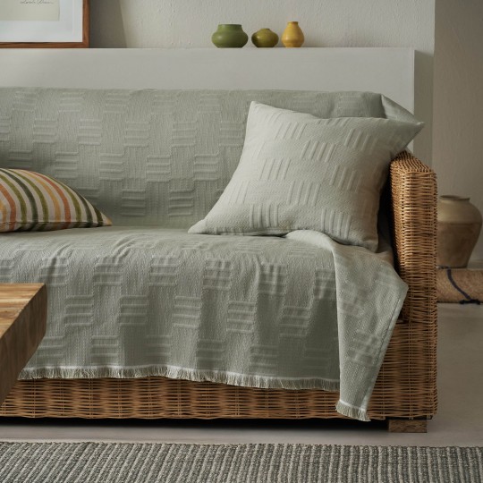 Ριχτάρι Πολυθρόνας 180x175cm GOFIS HOME Calyra Smoke Green 654/07