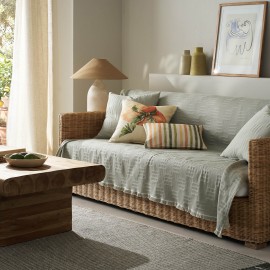 Ριχτάρι Τετραθέσιου 180x350cm GOFIS HOME Calyra Smoke Green 654/07