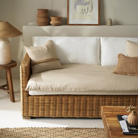 Sofa Topper 80x200cm GOFIS HOME Emory Warm Beige 714